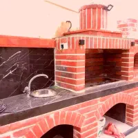 شومینه آجری  منقل  باربیکیو|بخاری، هیتر، شومینه|نجف‌آباد, بازار|دیوار