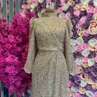 پارچه تور نگیندار و پولکی مناسب لباس مجلسی|لباس|شهرکرد, |دیوار