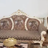 مبل استیل ۹نفره به اضافه ناهارخوری ۴نفره|مبلمان خانگی و میز عسلی|تهران, نازی‌آباد|دیوار