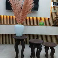 میز سه تایی چوبی