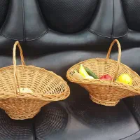 دو عدد سبد حصیری|صنایع دستی و سایر لوازم تزئینی|رشت, کاکتوس|دیوار