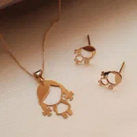 پلاک زنجیر زیبا طلا|جواهرات|تهران, آبشار|دیوار