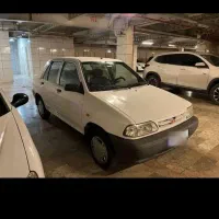 پراید کارمندی بدون رنگ کم کار