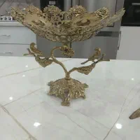 سماور دکوری مجسمه اسب میوه خوری برنجی برنز