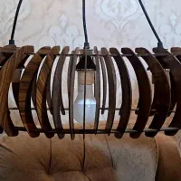 لوستر چوبی