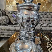 سماور برقی وین ۵ لیتری استیل  در حد نو  کم‌کارکرد