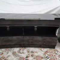 میز زیر تلویزیون دو تکه مشکی|میز تلویزیون|ساری, |دیوار