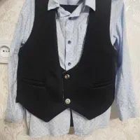 کت شلوار باجلیقه وپیراهن درجه یک پیراهن نخ پنبه نو