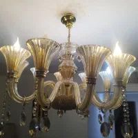 لوستر ۸ شاخه کریستال