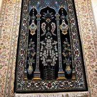 دو عدد قالیچه دستباف قم نو