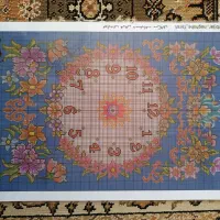 نقشه تابلو فرش طرح ساعت پریکس شده