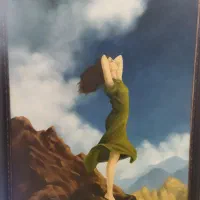 نقاشی رنگ روغن روی بوم