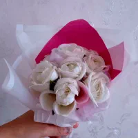 باکس گل روبانی دسته گل رز مصنوعی|گل مصنوعی|بندر انزلی, کوی بهار|دیوار