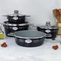 سرویس قابلمه گرانیت ۷پارچه