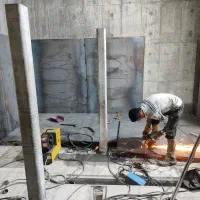 ساخت مخزن تانکر منبع فلزی مکعبی گازوییل اب ذخیره