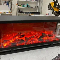 شومینه برقی سه طرفه /مدل mrc1