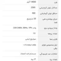 رادیات برقی ۱۵ پره فندار وهیتر دار برند ایوولی|بخاری، هیتر، شومینه|فردیس, فردیس|دیوار
