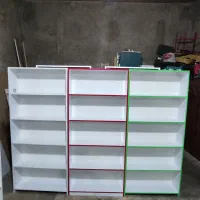 کتابخانه قفسه مغازه فروشگاه دکور سوپر ام دی اف