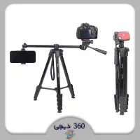 سه پایه جیماری موبایل و دوربین حالت عمودT