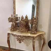فروش/خریدار کنسول آینه و شمعدان برنز در تمام مناطق|بوفه، ویترین، کنسول|تهران, دردشت|دیوار