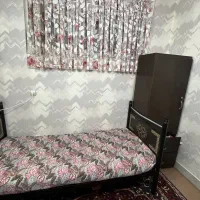 تخت خواب تک نفره و کمد لباسی|تخت و سرویس خواب|اصفهان, بهارستان|دیوار