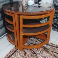 میز نهارخوری چهارنفره کم جا