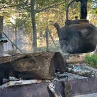 افتتاحیه کافه باغ واقع در کلاردشت