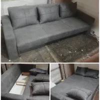 مبل ال تختخوابشو کاناپه تختشو تخت خواب شو دسته دار|مبلمان خانگی و میز عسلی|تبریز, |دیوار