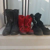 ۳ جفت پوتین زنانه در حد نو|کیف، کفش، کمربند|اسدآباد, |دیوار