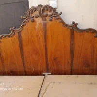 تخت دو نفره چوب روس