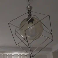 ۳عدد لوستر (فلزی شیشه ای)|لوستر و چراغ آویز|کرج, باغستان|دیوار