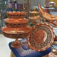 ست قلمکار مسی نانو شده و کروم شده