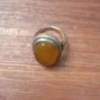 انگشتر نقره شبیح عکس بالای گم شده