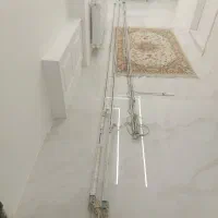 چهارعدد چوب پرده ریلی نو