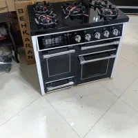 اجاق گاز ۵شعله طرح فر کد ۳۰ چدن گل نو آکبند