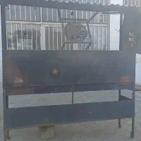 منقل کباب‌پز ذغالی ۲/۵ متری با فن
