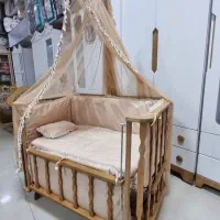 تخت کنار مادر چوبی درجه ۱