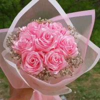 گل روبانی|گل مصنوعی|رشت, حومه رشت|دیوار