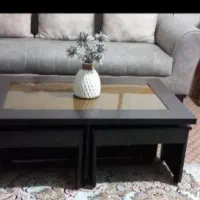 میز  تلویزیون و جلو مبلی