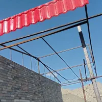 نصب ایرانیت و سایبان با جوشکاری سیار|خدمات پیشه و مهارت|بجنورد, |دیوار