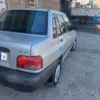 پراید نقره ای بی رنگ