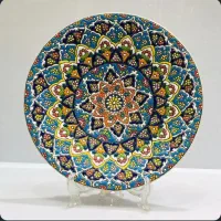 بشقاب میناکاری شده