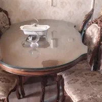 فروش مبل پایه سنگی.منبت شده.چوب راش|مبلمان خانگی و میز عسلی|پاکدشت, پاکدشت (مامازند)|دیوار