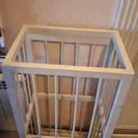 سبد چوبی نظم دهنده اتاق برای عروسک پولیشی و ...|کتابخانه، شلف، قفسه‌های دیواری|تهران, تهرانپارس غربی|دیوار