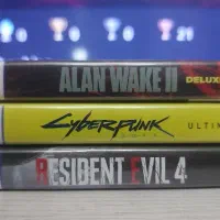 PS5 دیسک بازی  Alanwake2  Cyberpunk  Evil4