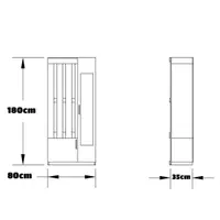 جاکفشی و رخت‌آویز کد ۶۰۱|جاکفشی، کمد، دراور|رشت, گلسار|دیوار