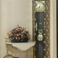 ساعت بوفه و اینه کنسول برنز