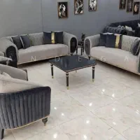 تلفیق چوب و پارچه / مبل نگار / جذااب 111