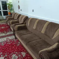 مبل هفت نفره  راحتی|مبلمان خانگی و میز عسلی|شاهین‌شهر, حاجی آباد|دیوار