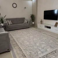 ۲ عدد روفرشی کشدار ۶متری مخمل شانل کاملا نو